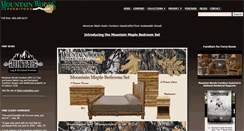 Desktop Screenshot of mountainwoodsfurniture.com